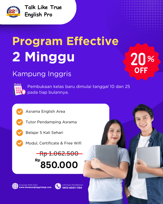 Program Effective 2 Minggu