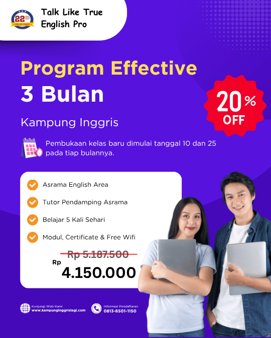Program Effective 2 Bulan