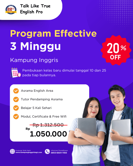 Program Effective 2 Minggu