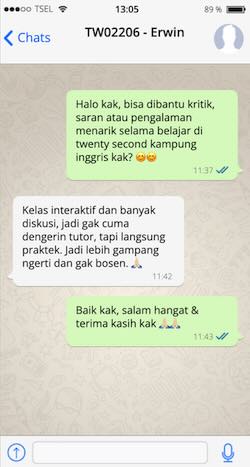 Testimoni Kampung Inggris