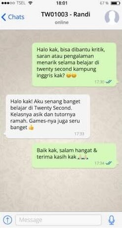 Testimoni Kampung Inggris